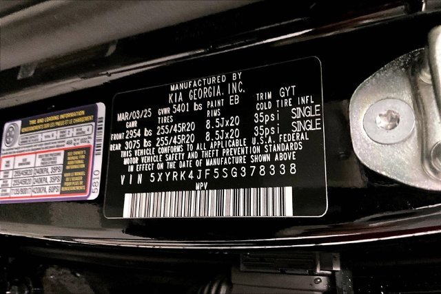 Used 2025 Ebony Black Kia SX image 41