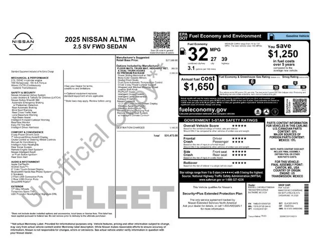 Used 2025 White Nissan 2.5 SV image 35