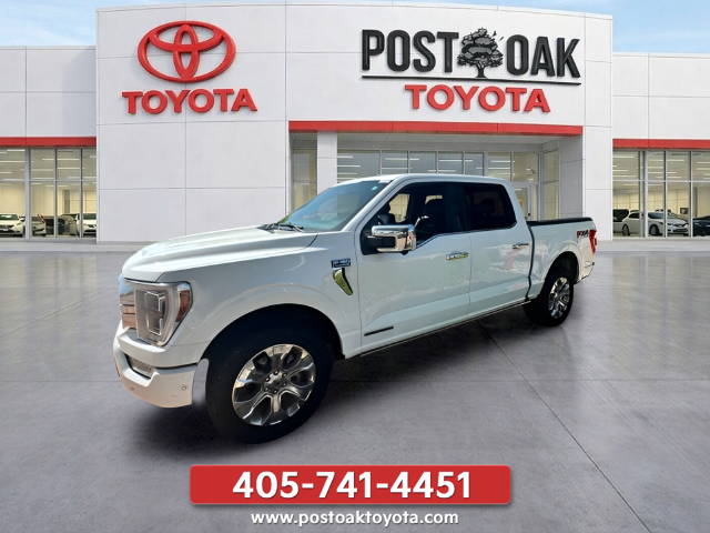 Used 2021 White Ford Platinum image 1