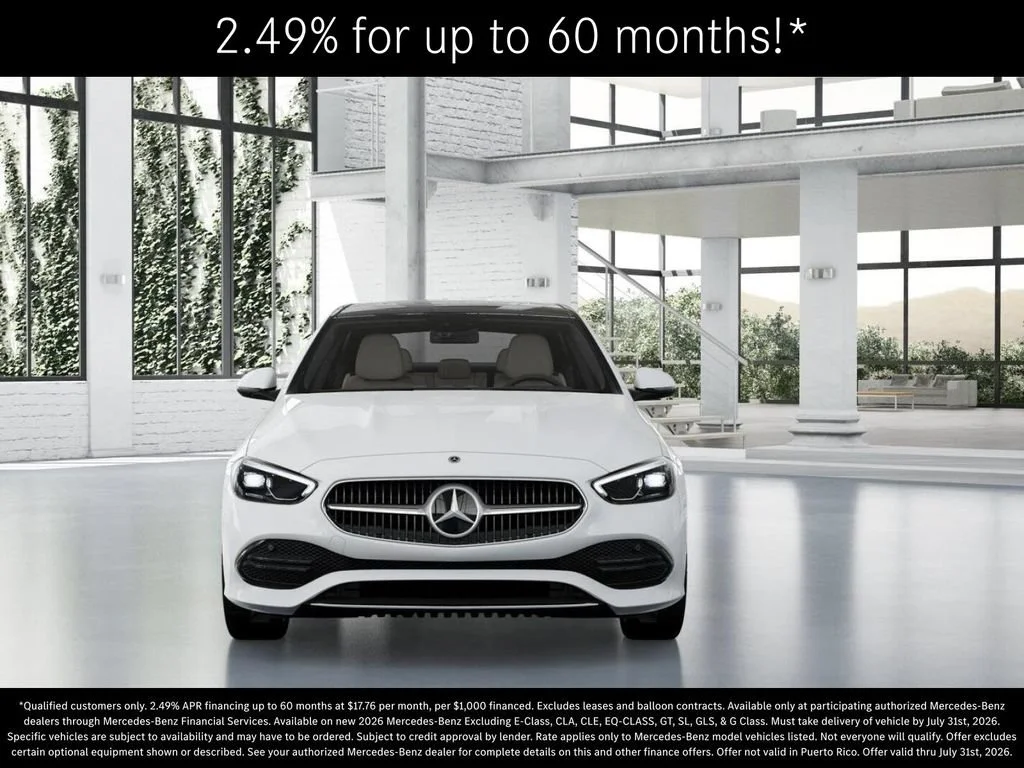 New 2026 Polar White Mercedes-Benz C 300 image 49