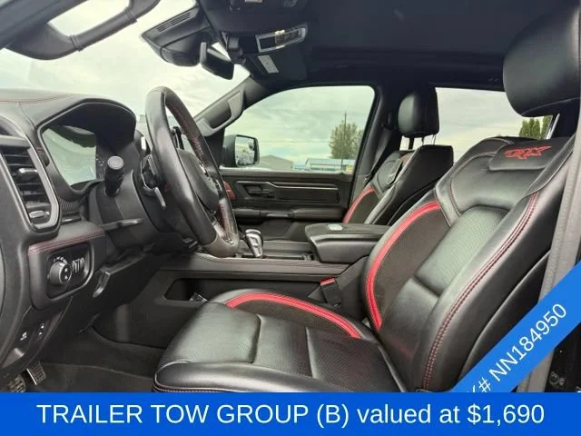 Used 2022 Diamond Black Crystal Pearlcoat Ram TRX image 4