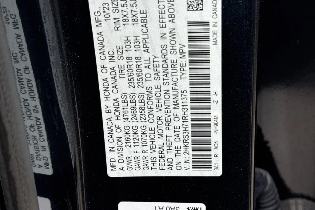 Used 2024 Gray Metallic Honda EX-L image 36