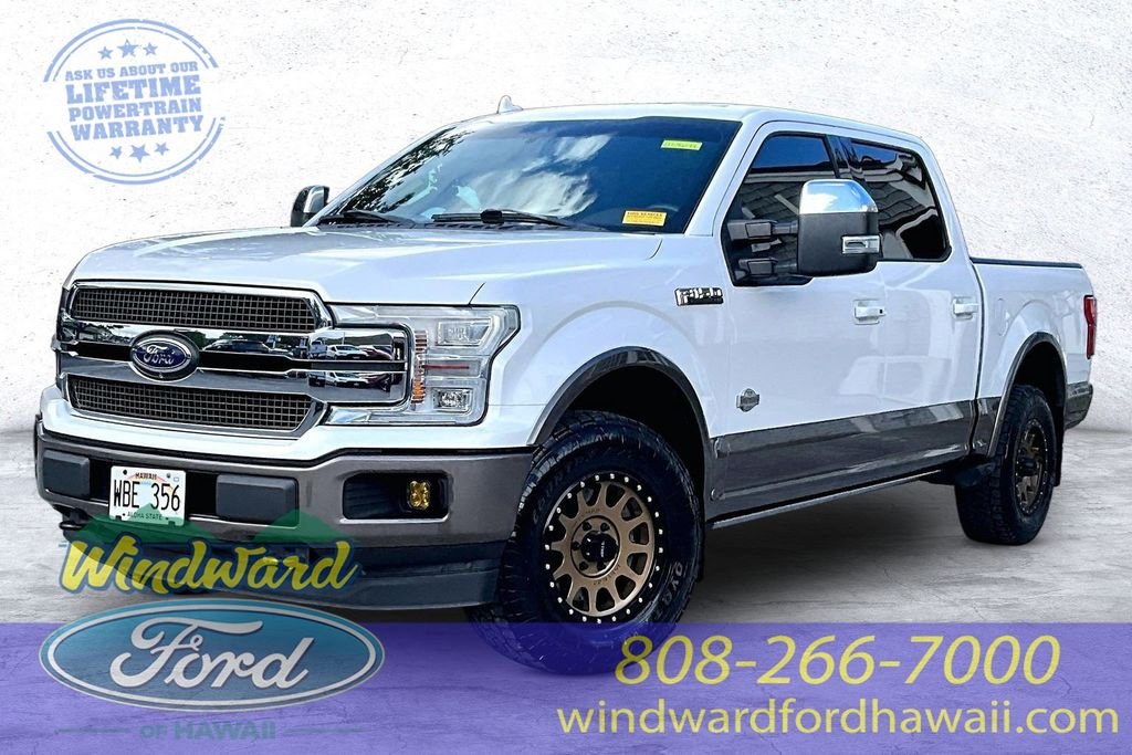 Used 2018 White Ford King Ranch image 1