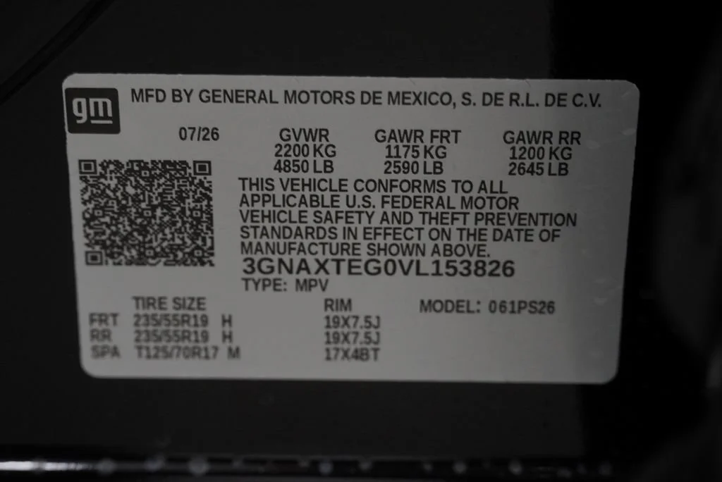 New 2027 Mosaic Black Metallic Chevrolet RS image 43