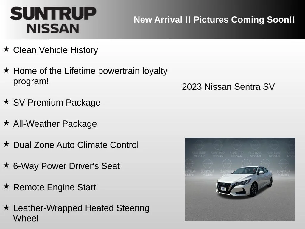 Used 2023 White Nissan SV image 6