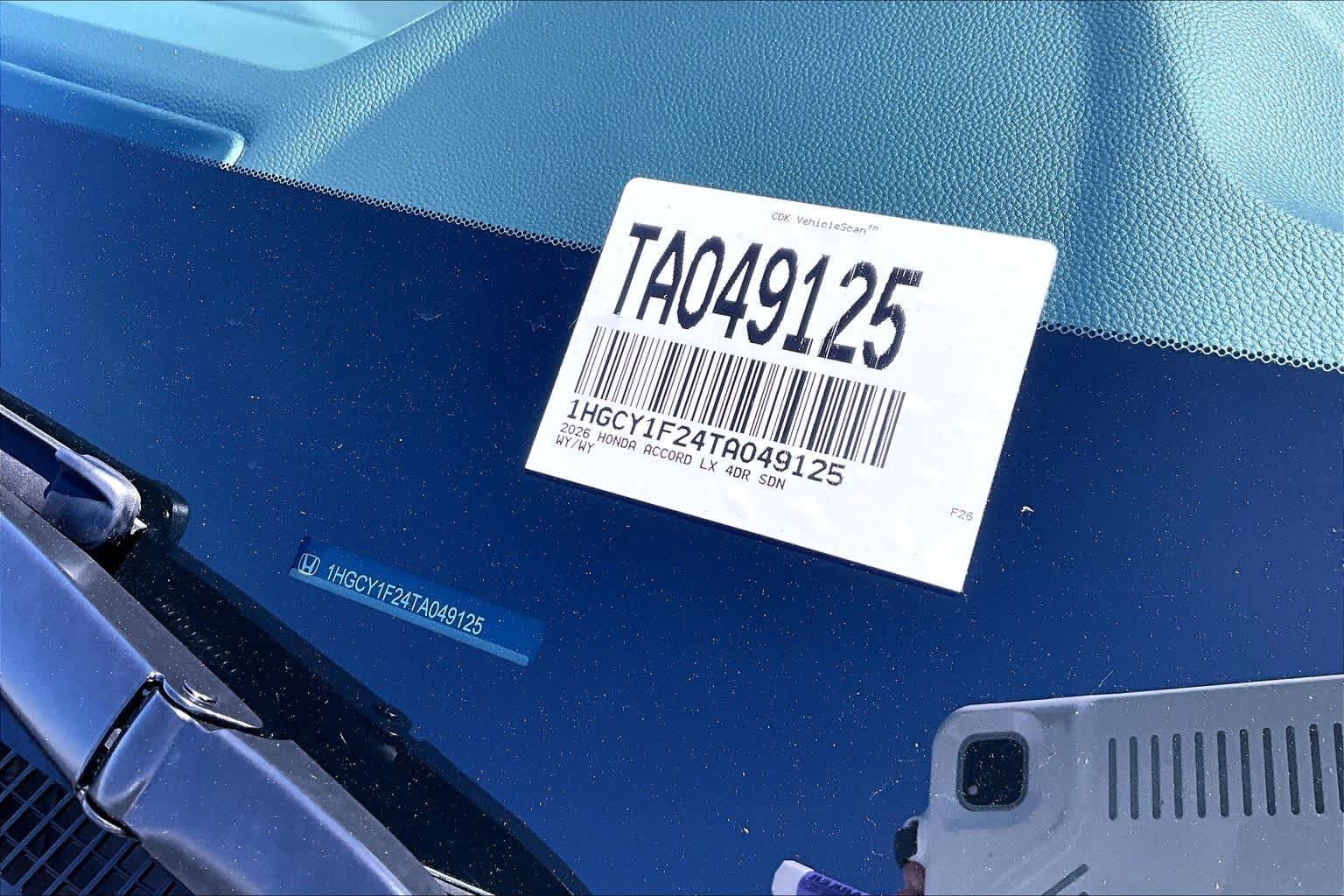 New 2026 Platinum White Pearl Honda LX image 22