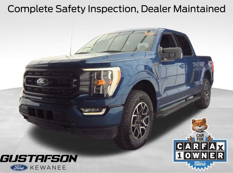 Used 2023 Atlas Blue Metallic Ford XLT image 1