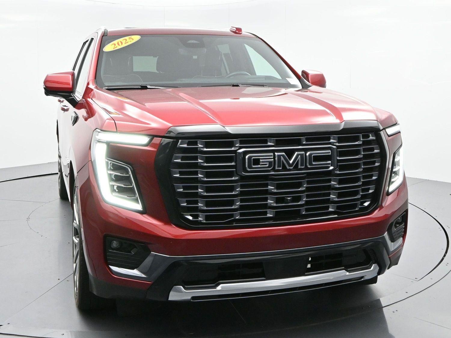 Used 2025 Volcanic Red Tintcoat GMC Denali Ultimate image 2