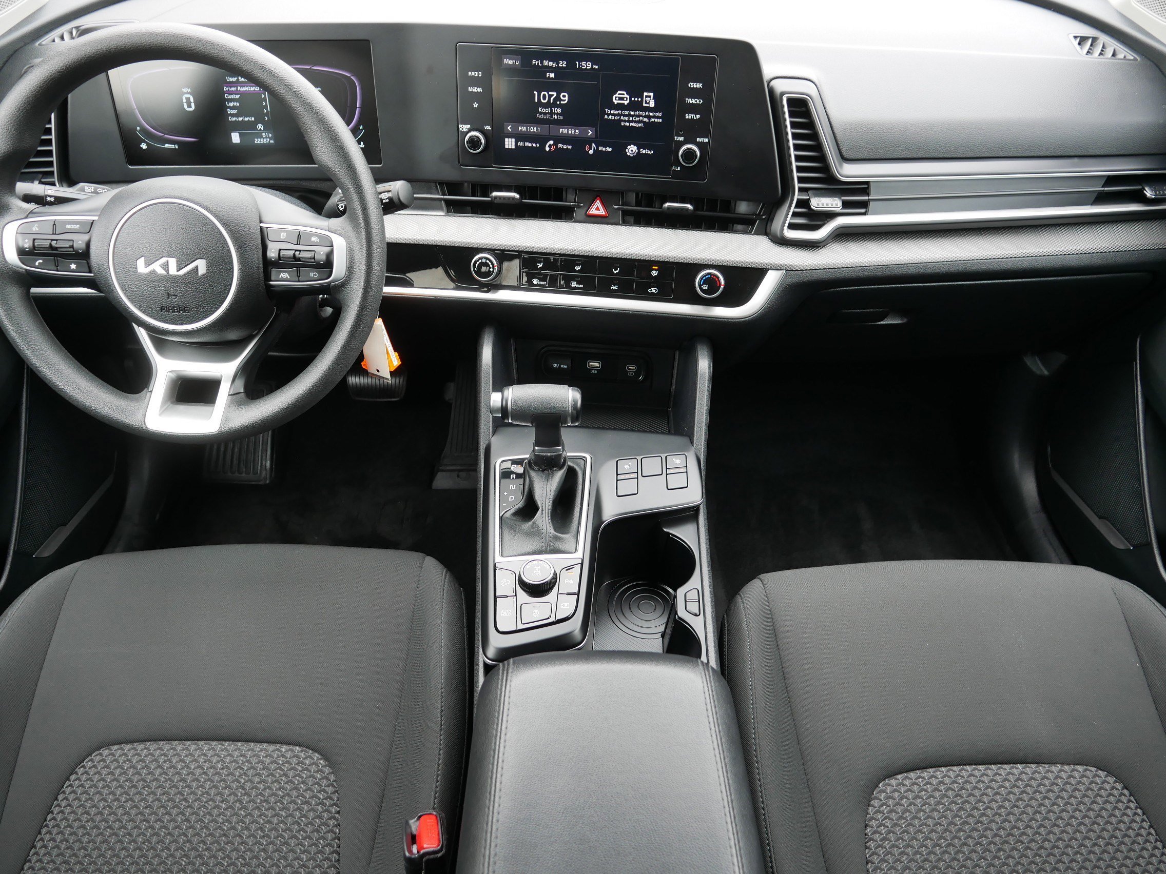 Certified Used 2023 Snow White Pearl Kia LX image 10