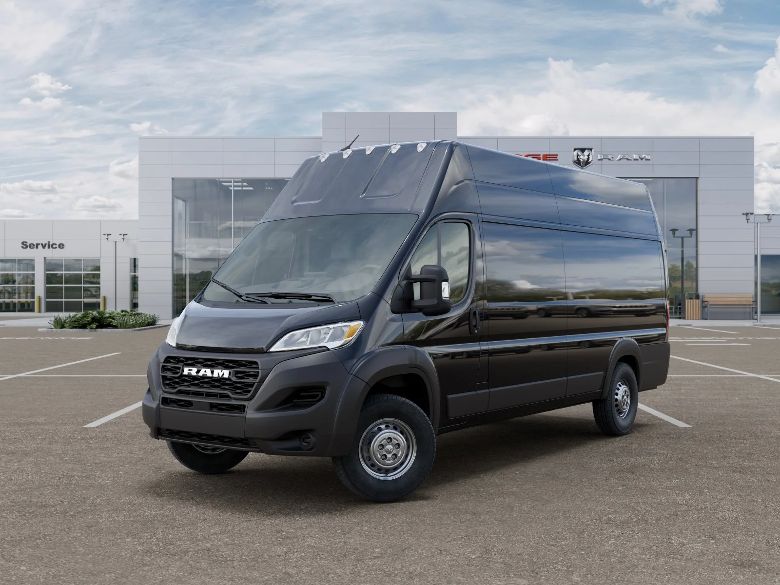 New 2026 Black Clear-Coat Exterior Paint RAM Super High Roof image 28