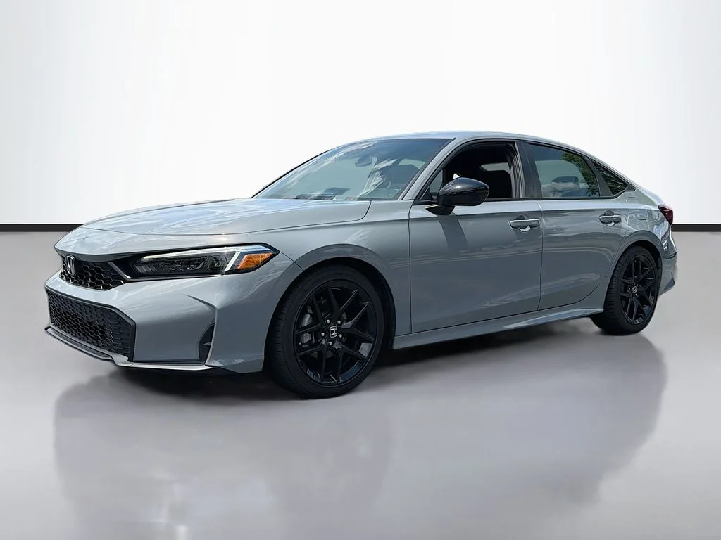 Used 2025 Solar Silver Metallic Honda Sport image 3