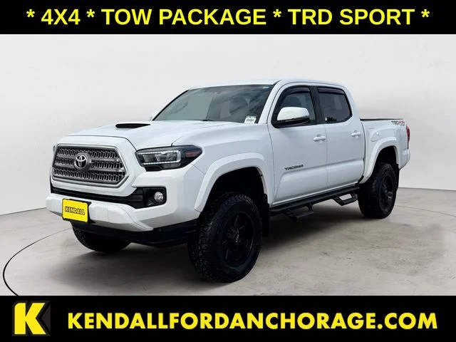 Used 2017 Super White Toyota TRD Sport image 1