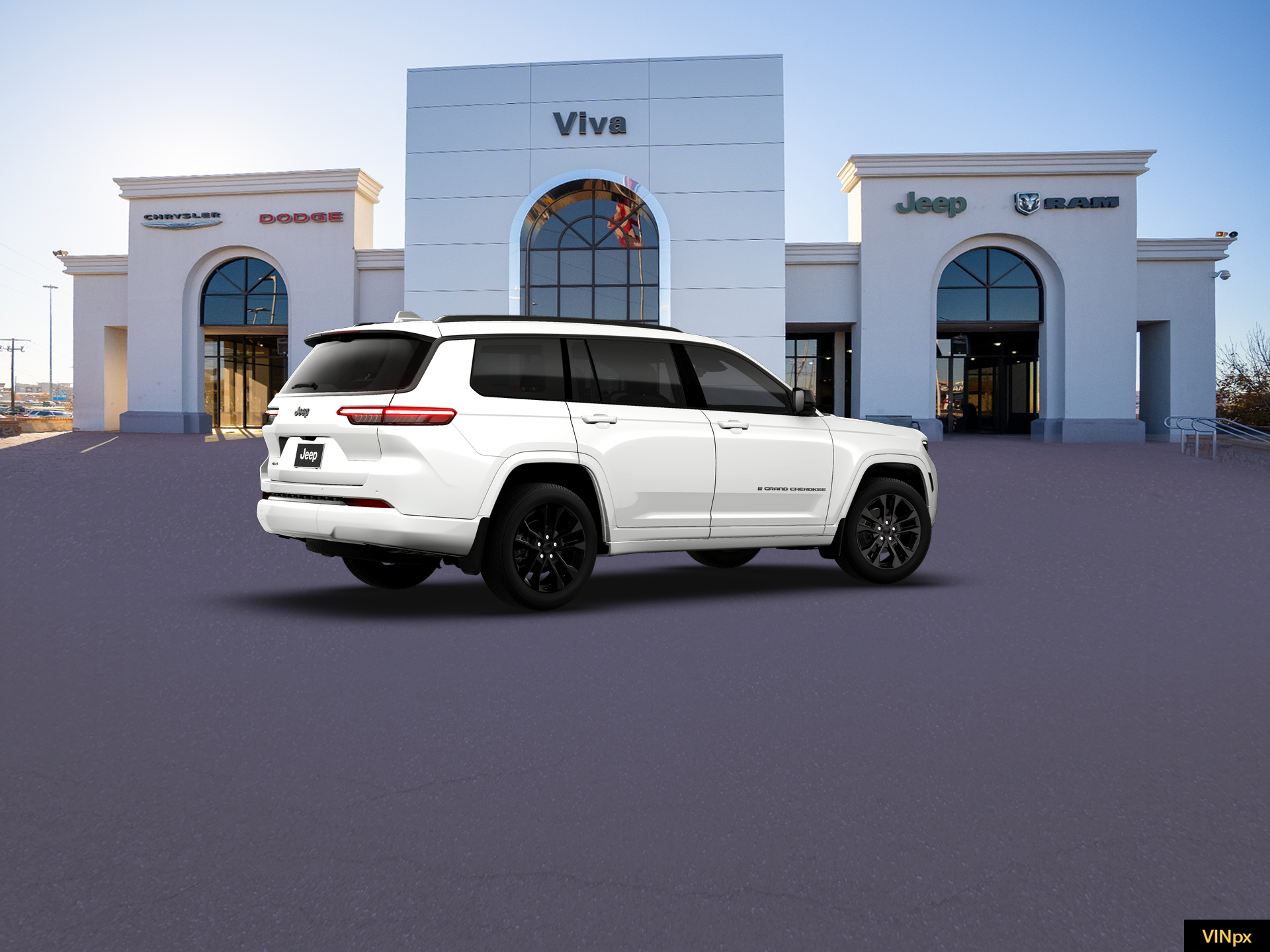 New 2026 Bright White Clear-Coat Exterior Paint Jeep Limited image 8