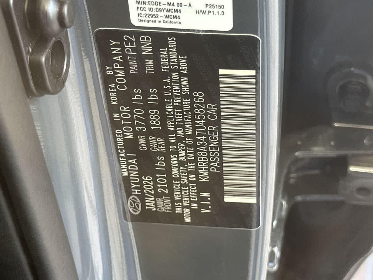 New 2026 Ecotronic Gray Hyundai SE image 48