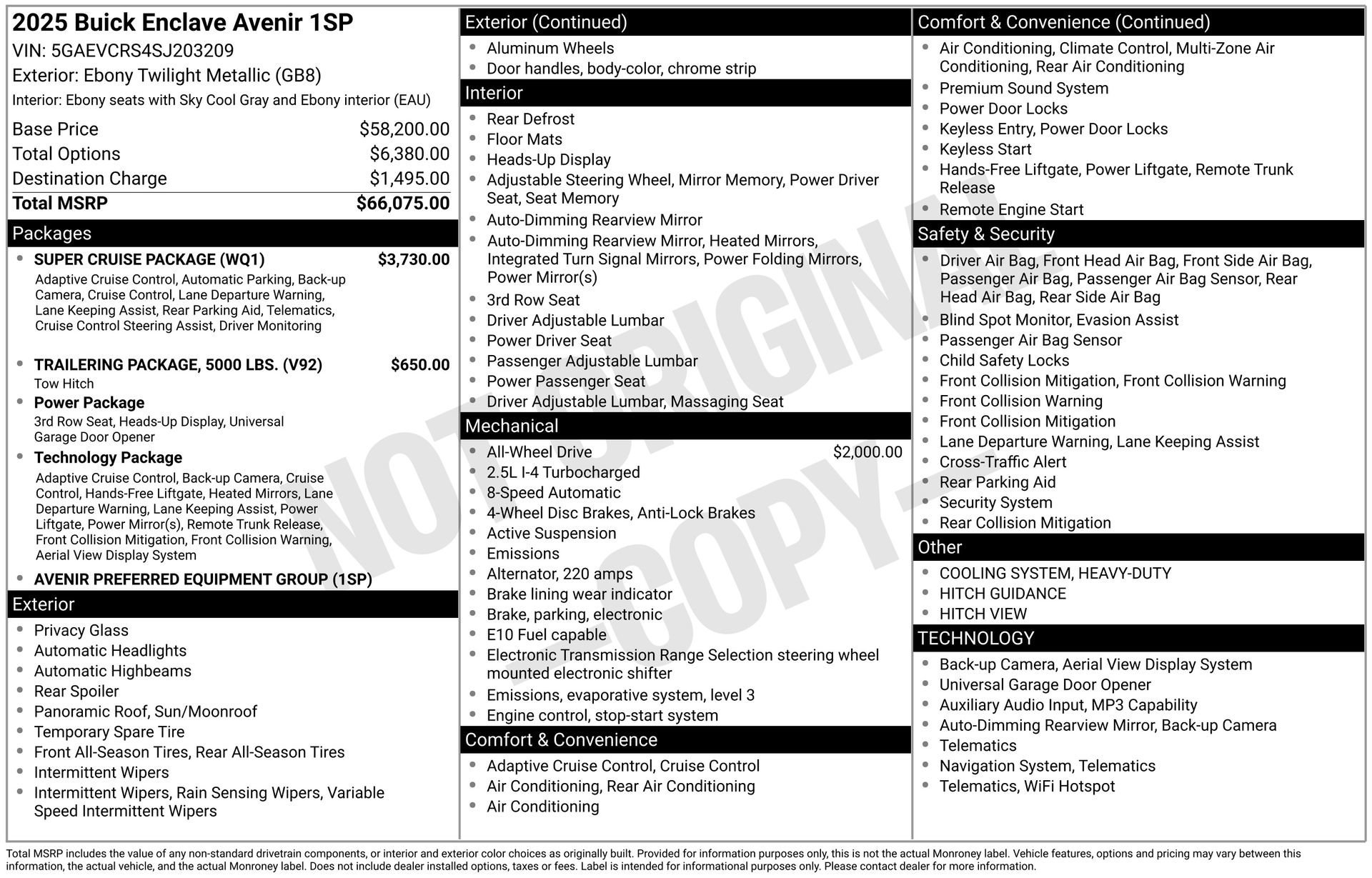 2025 BUICK ENCLAVE - Image 3