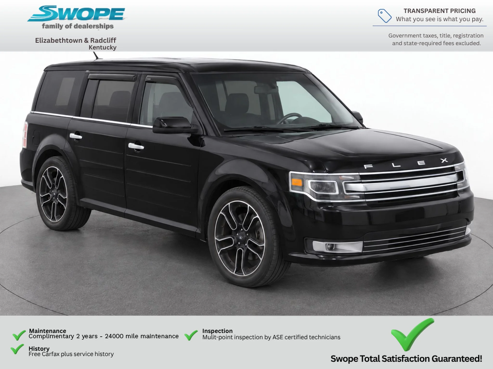 Used 2015 Tuxedo Black Metallic Ford Limited image 3