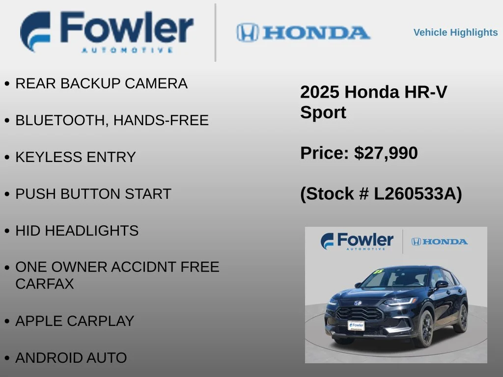 Used 2025 Crystal Black Pearl Honda Sport image 4