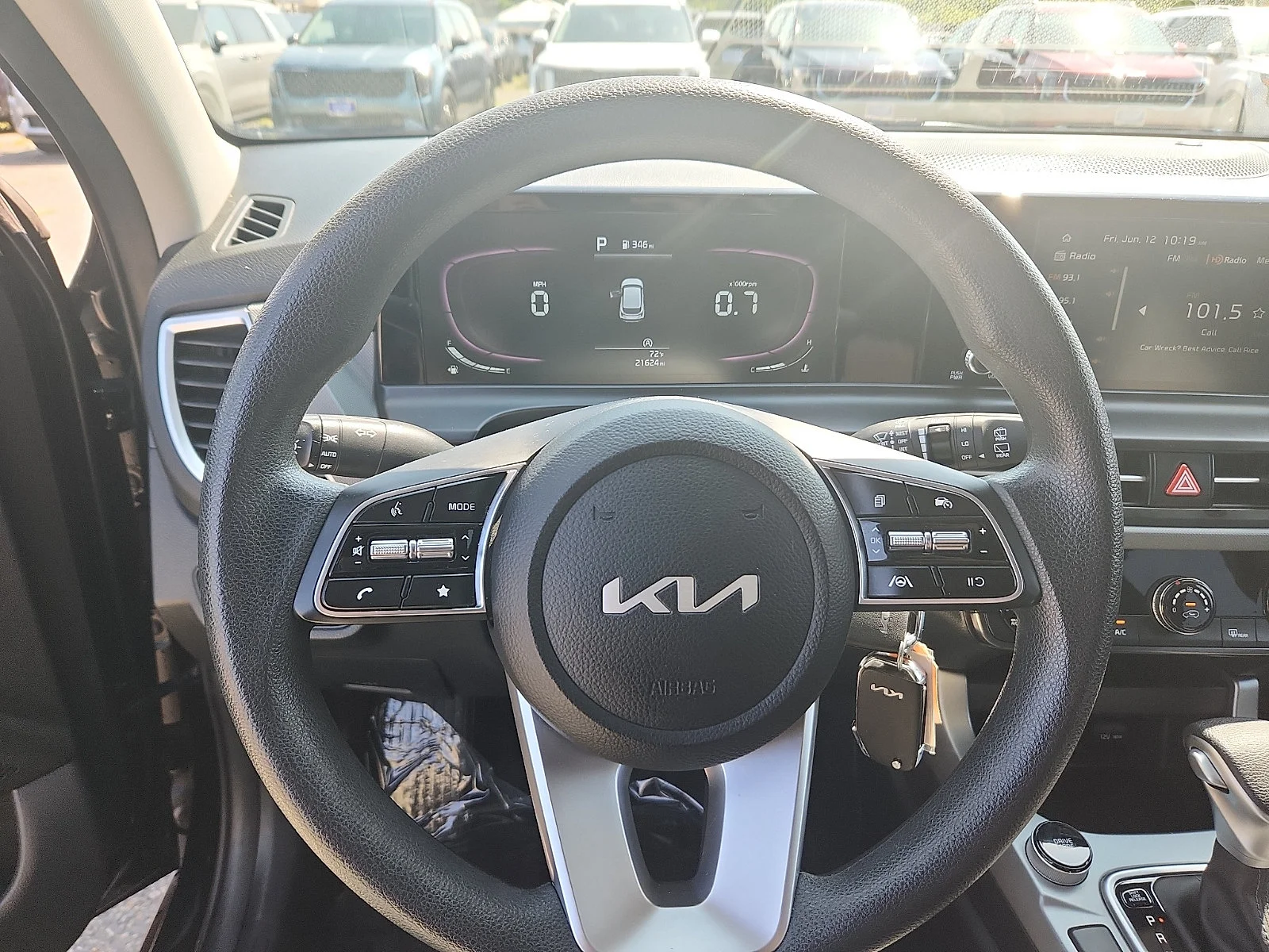 Used 2024 Black Kia LX image 18