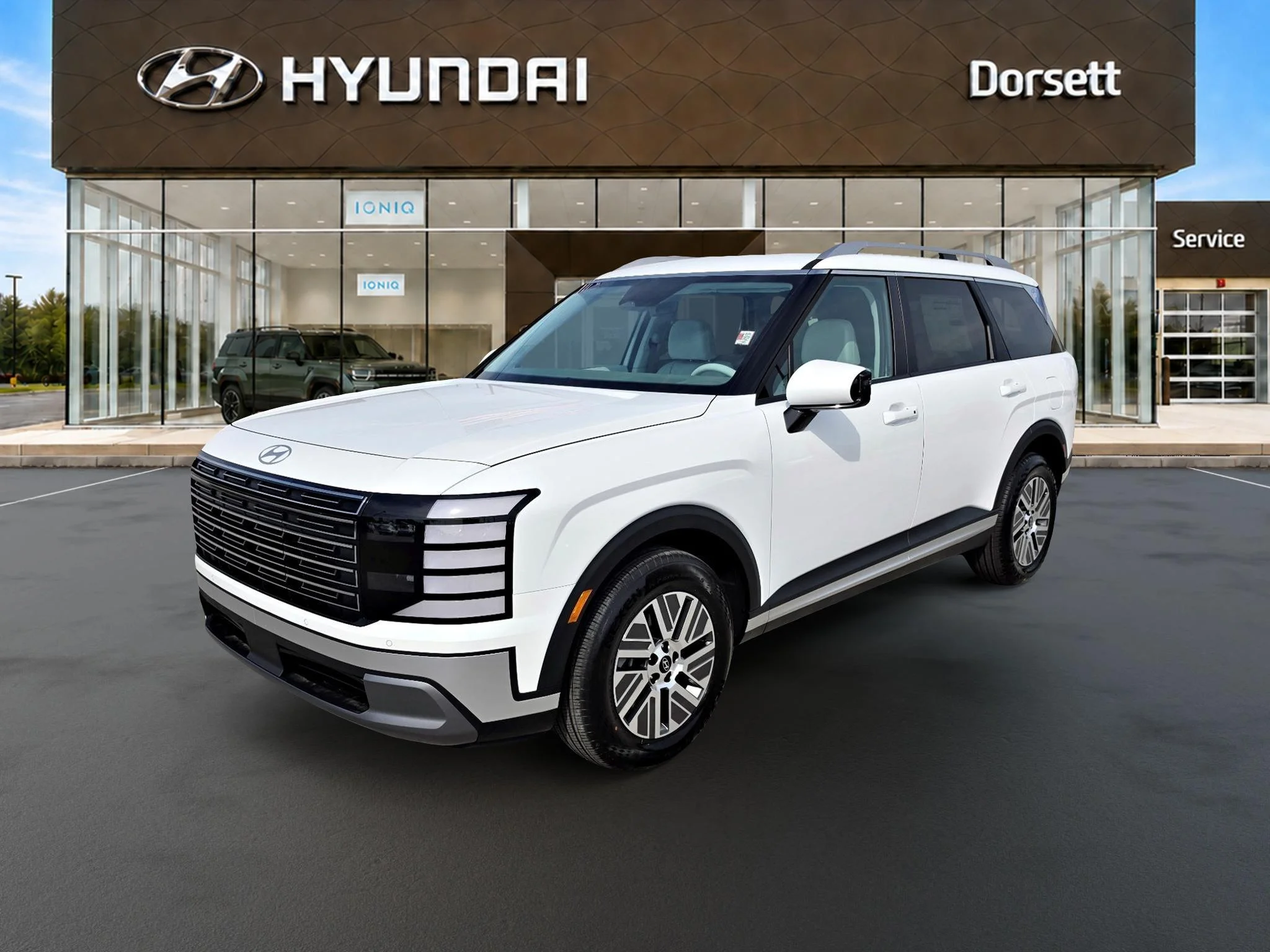 New 2027 Creamy White Pearl Hyundai SEL 7P image 1