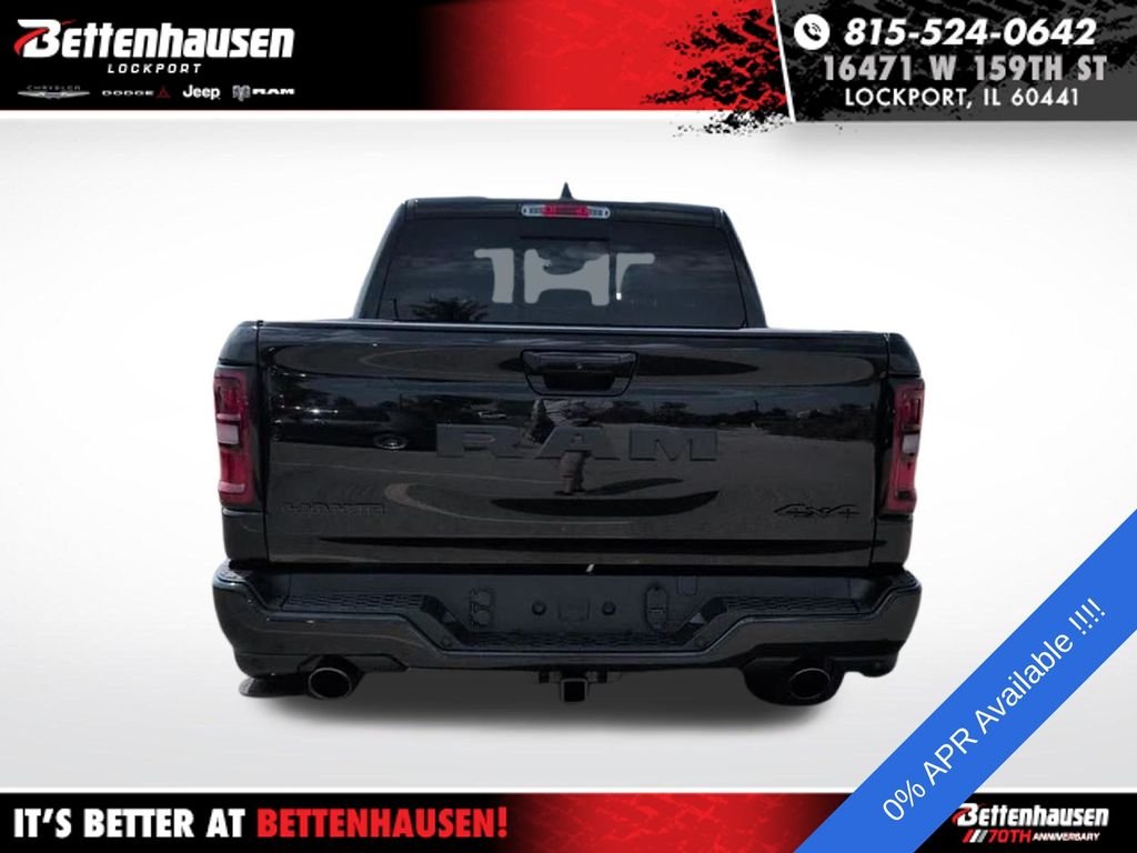 New 2027 Diamond Black Crystal Pearl-Coat Exterior Paint RAM Laramie image 8