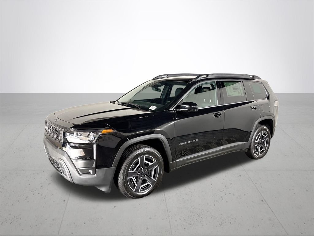 New 2026 Diamond Black Crystal Pearlcoat Jeep Limited image 2