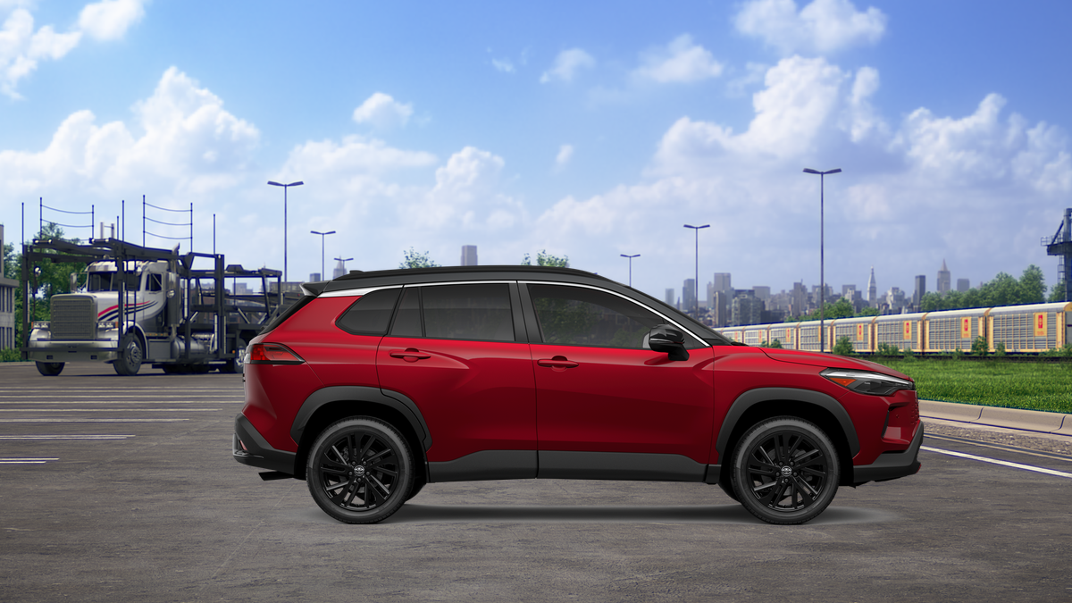 New 2026 Soul Red Crystal  with Jet Black roof Toyota Hybrid XSE image 12