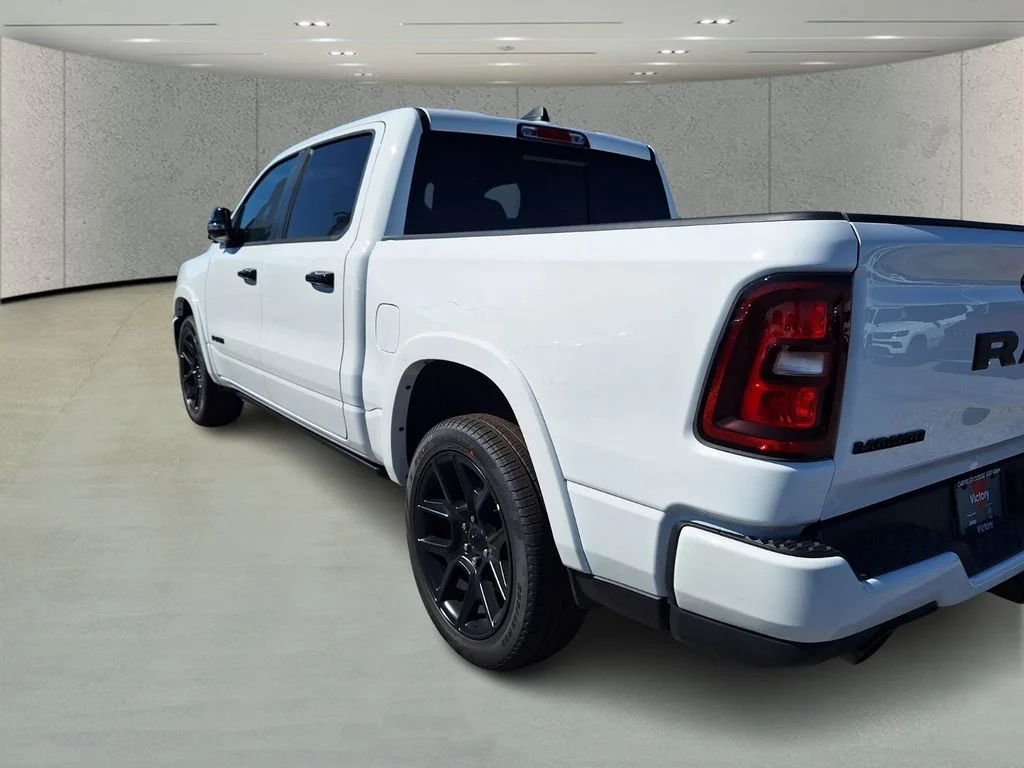 New 2026 Bright White Clear-Coat Exterior Paint RAM Laramie image 3
