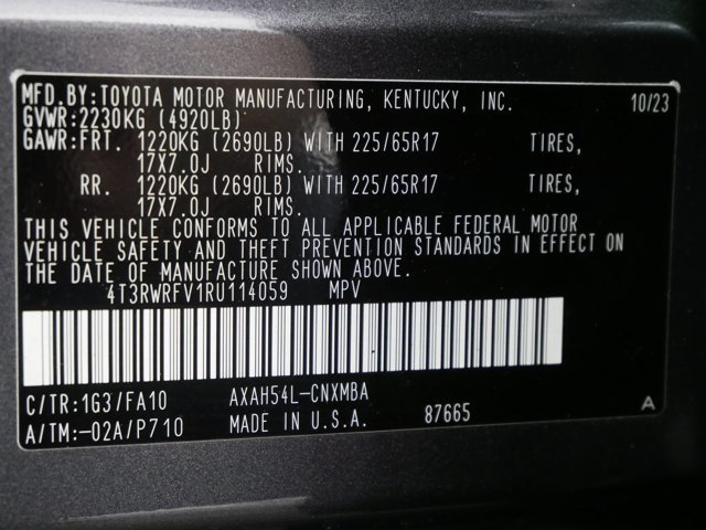 Certified Used 2024 Magnetic Gray Metallic Toyota Hybrid XLE w/ Weather Pkg & Convenience Pkg image 31