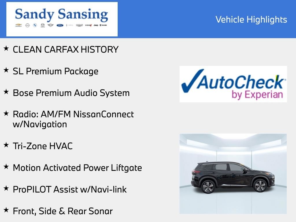 Used 2023 Super Black Nissan SL image 7