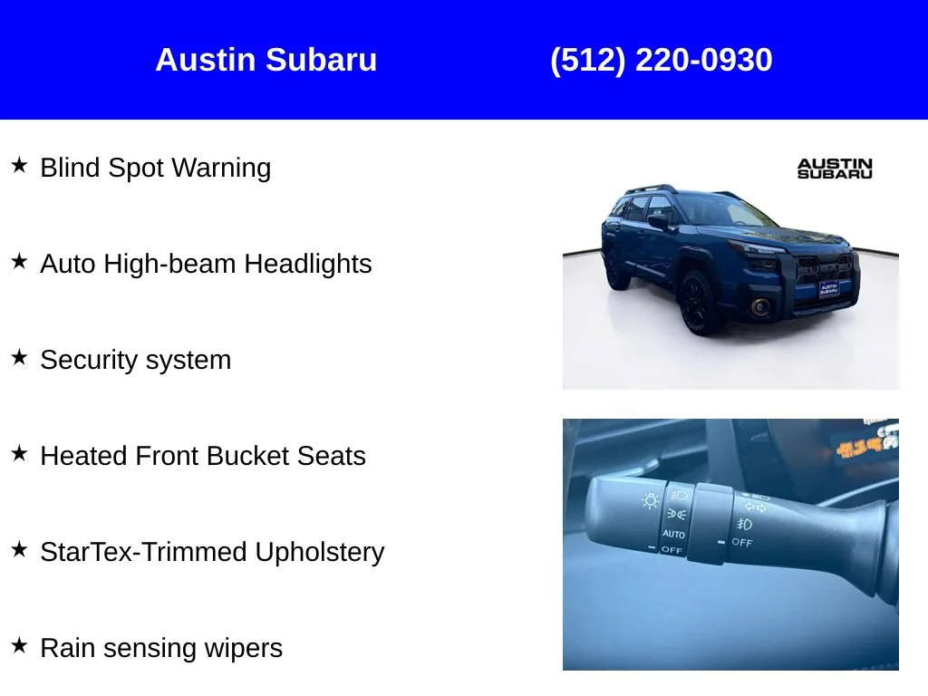 New 2026 Blue Subaru Wilderness image 17