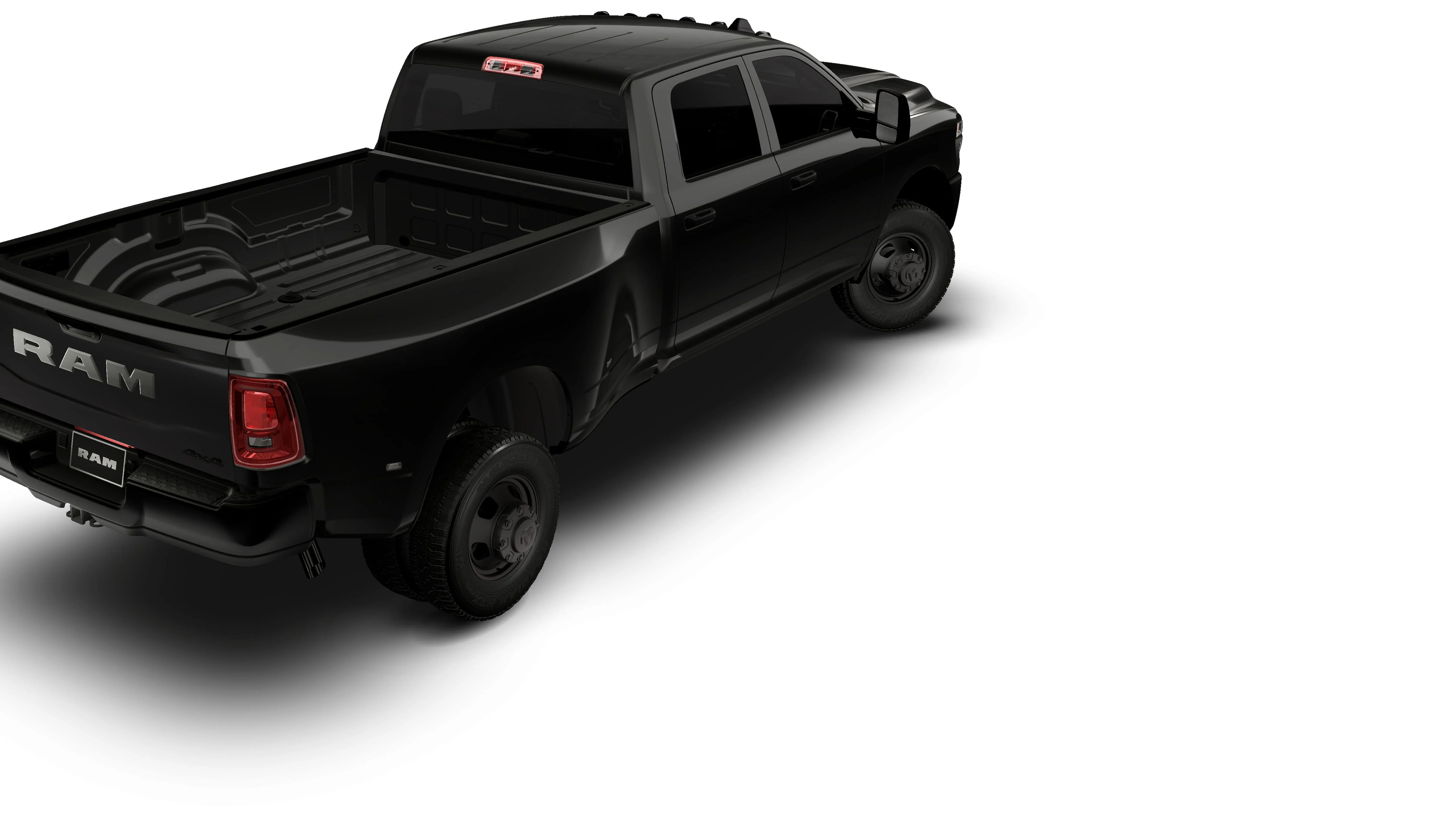 New 2026 Diamond Black Crystal Pearl-Coat Exterior Paint RAM TRADESMAN image 14