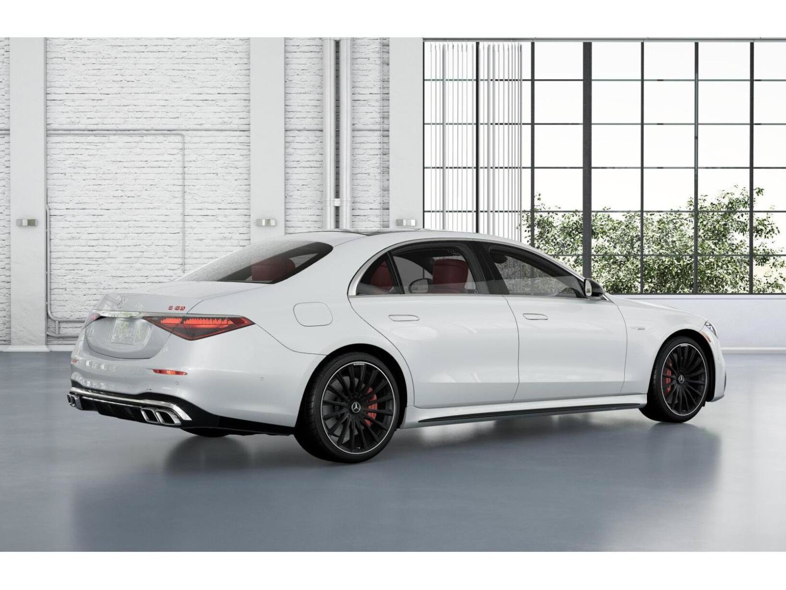 New 2026 MANUFAKTUR Moonlight White Metallic Mercedes-Benz S 63 E AMG® image 66
