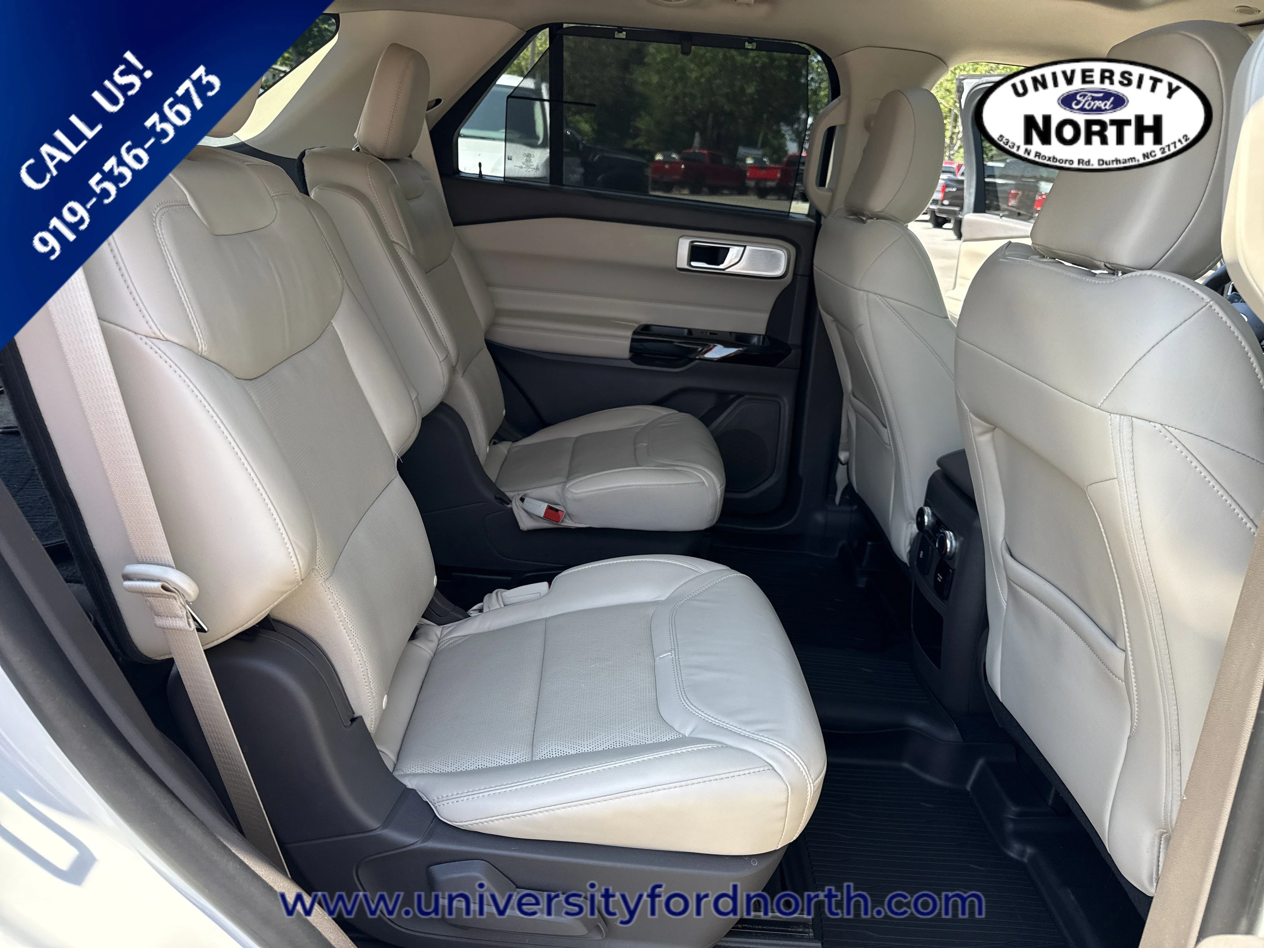 Used 2021 Star White Metallic Tri-Coat Ford Platinum image 43