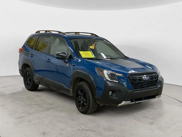 Used 2022 Blue Subaru Wilderness image 3