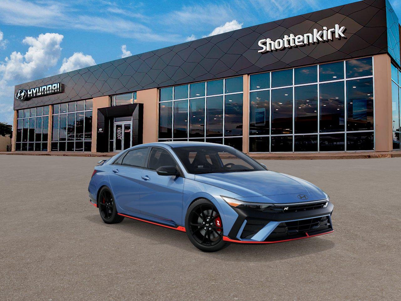 New 2026 Blue Hyundai Sedan image 2