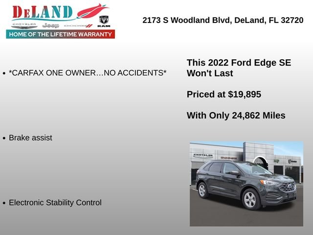 Used 2022 Green Ford SE image 6