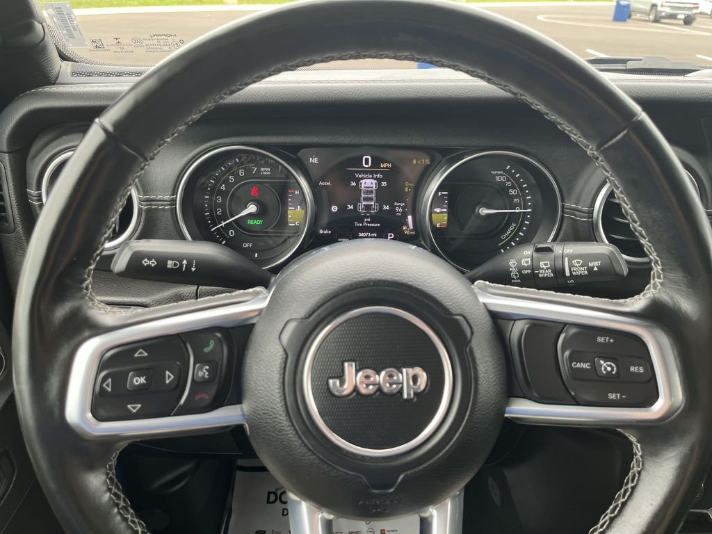 Used 2022 Blue Jeep Unlimited Sahara 4xe image 14