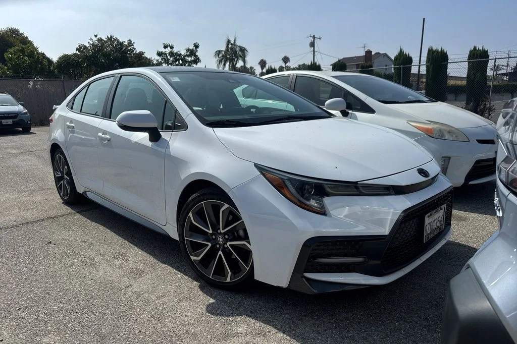 Used 2022 White Toyota SE image 2
