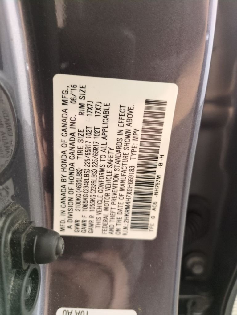 Used 2016 Modern Steel Metallic Honda EX-L image 31