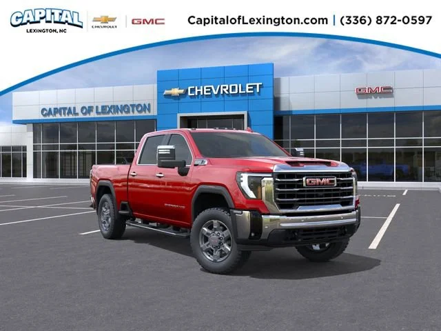 New 2026 Volcanic Red Tintcoat GMC SLT image 1