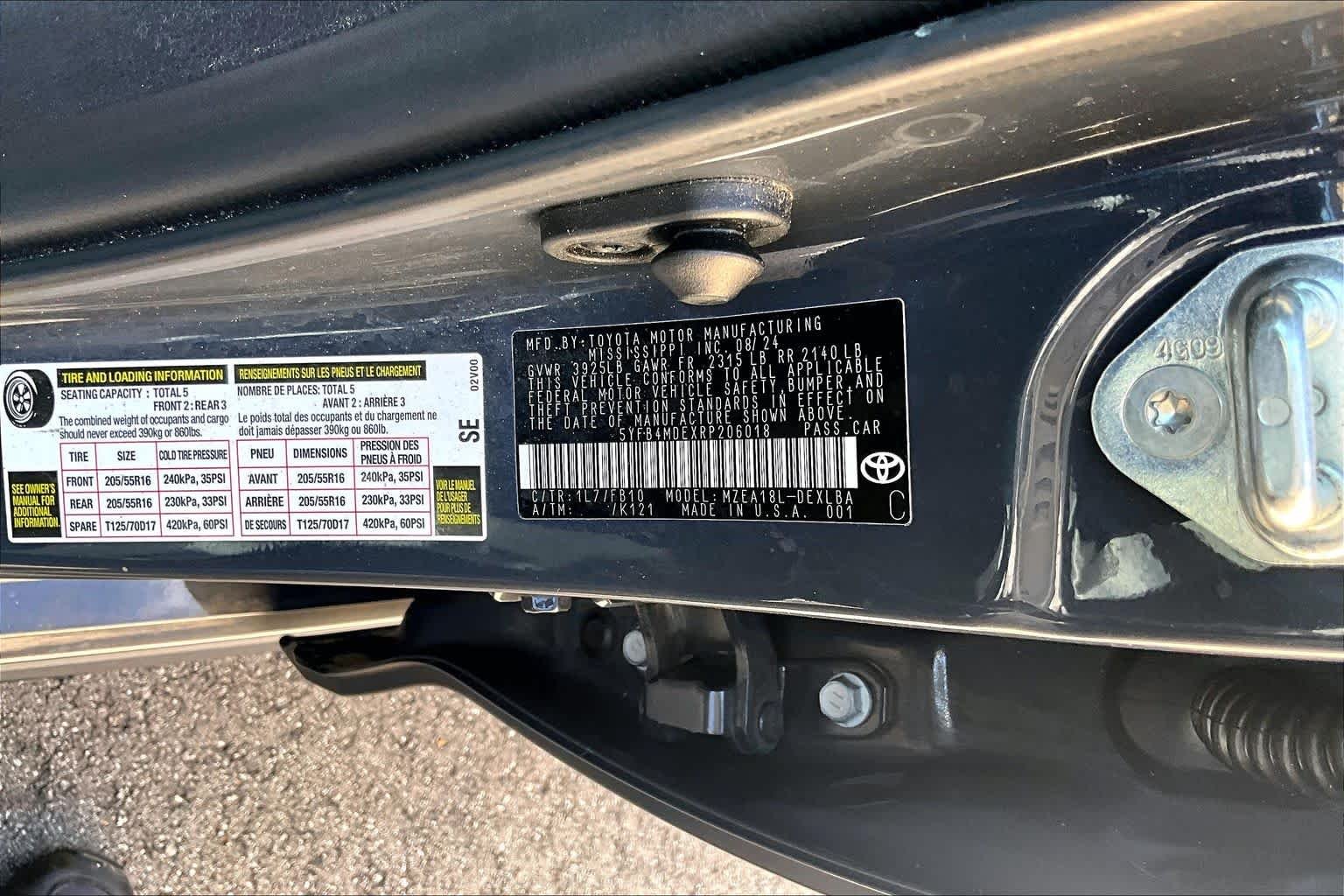 Used 2024 Underground Toyota LE image 34