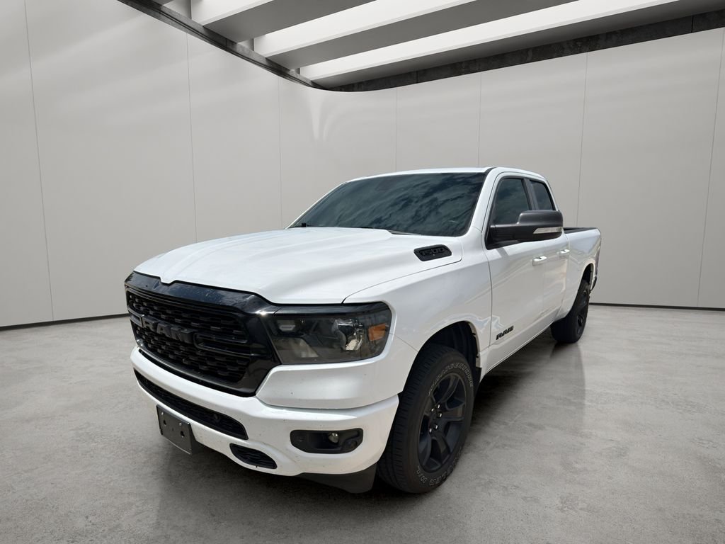 Used 2022 Bright White Clearcoat Ram Big Horn image 1