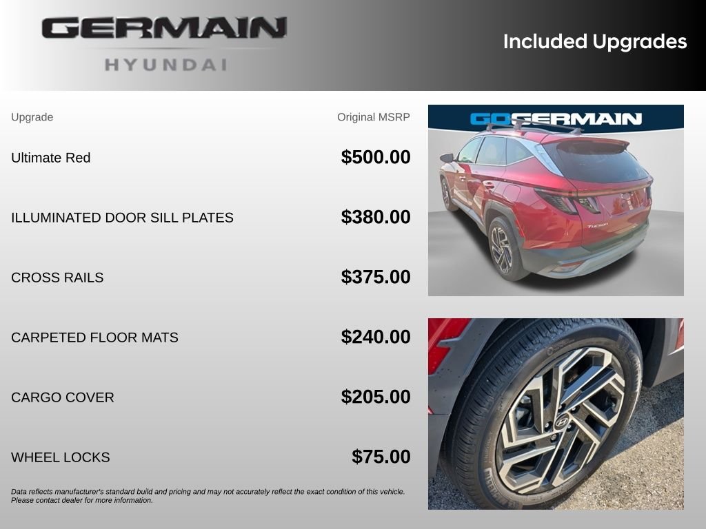 Used 2025 Red Hyundai Limited image 15