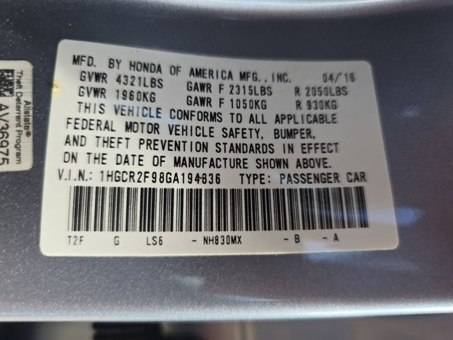 Used 2016  Honda EX-L image 38