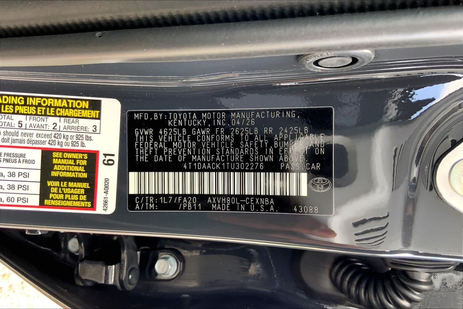 Used 2026 Underground Toyota LE image 36