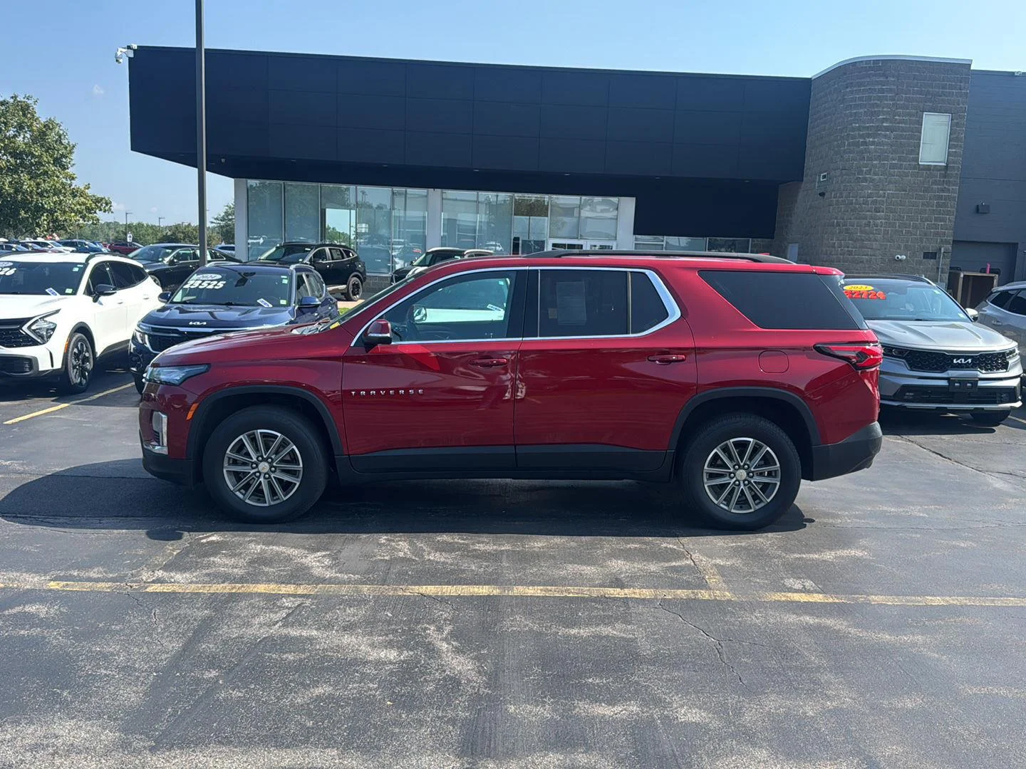 Used 2023 Radiant Red Tintcoat Chevrolet LT Cloth image 6