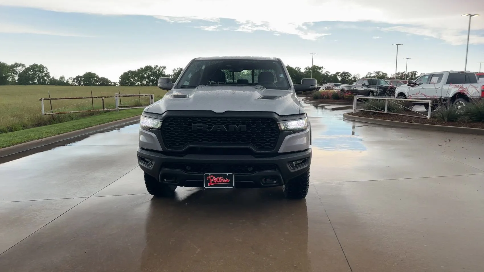 Used 2025 Billet Silver Metallic Clearcoat Ram Rebel image 3