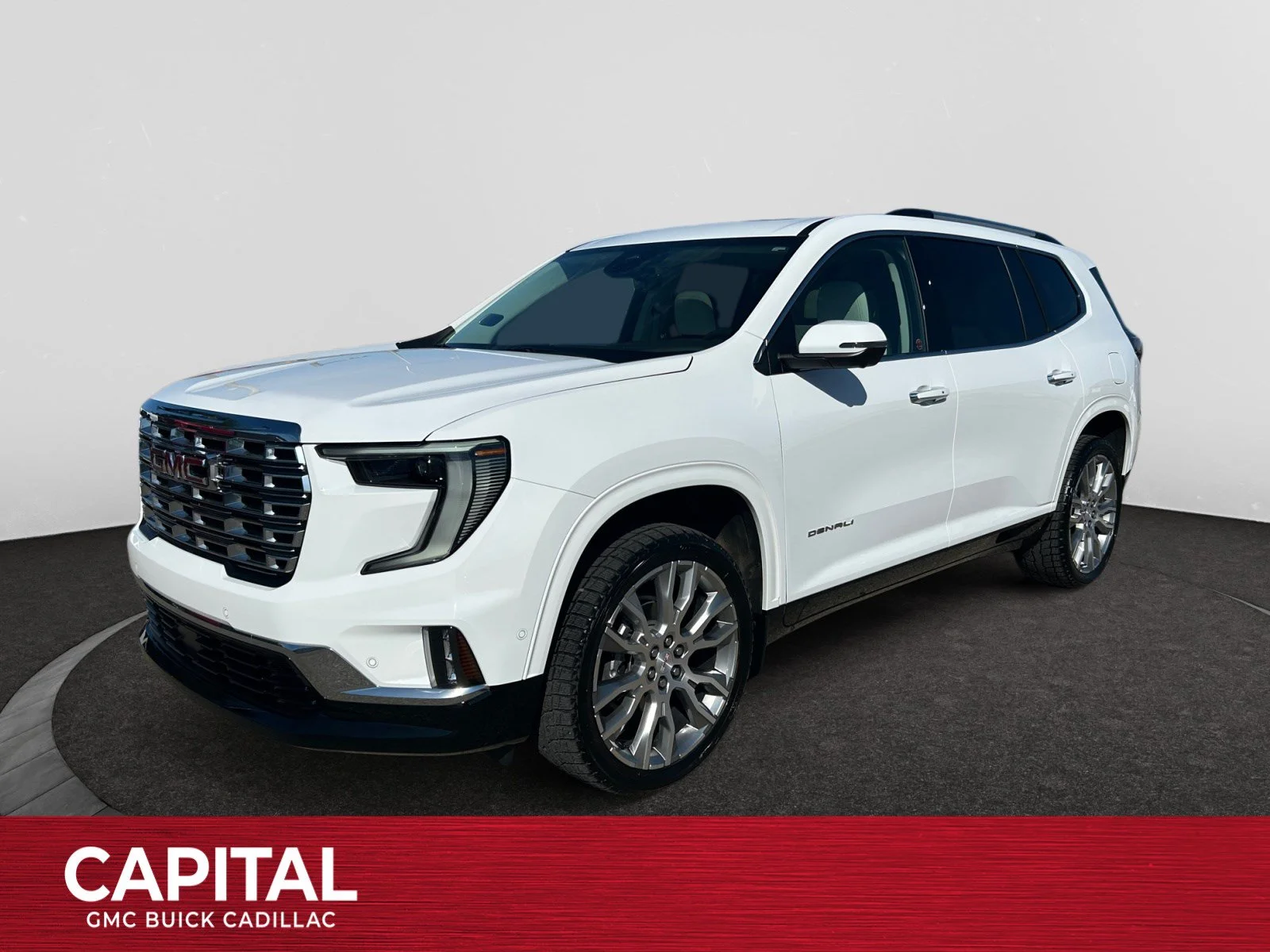 Used 2025 Summit White GMC Denali AWD Leather Sunroof Navigation image 1
