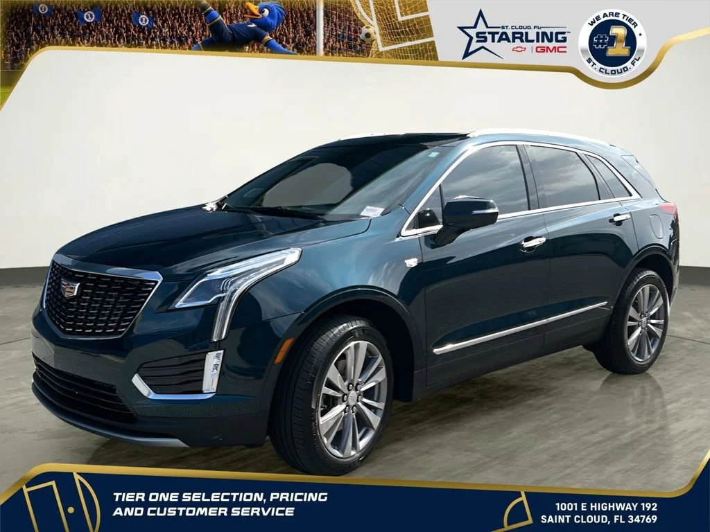 Used 2024 Emerald Lake Metallic Cadillac Premium Luxury image 1