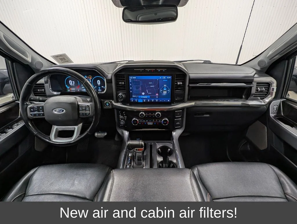Certified Used 2022 Smoked Quartz Metallic Tinted Clearcoat Ford Lariat image 3